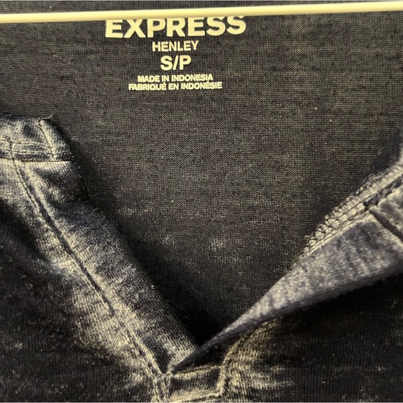 Express Mens Short Sleeve Split Shirt Henley
Navy/Blue - Picture 5 of 8